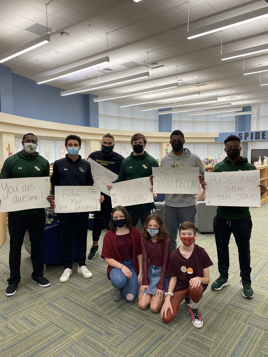 Inspiration Friday has returned in the Web. Thanks W&amp;M Football Team🏈