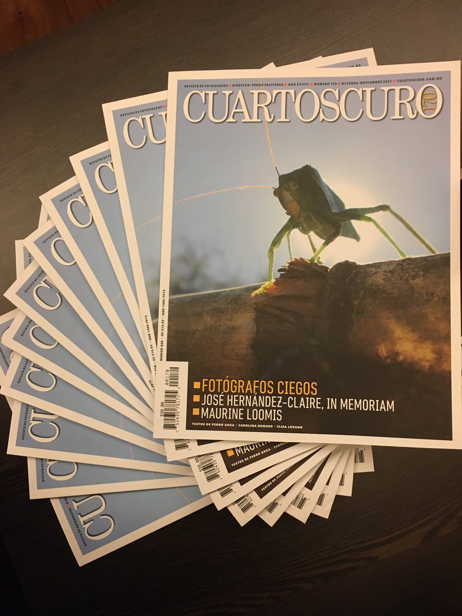 ¿Planes para este fin de semana? Qué tal echarle un vistazo a la publicación de <a href="/CuartoOscuroMx/">Revista Cuartoscuro</a> CUARTOSCURO que en el número de octubre-noviembre comparten el trabajo de los fotógrafos sensoriales de Ojos que Sienten

¡Muchas gracias!

#oqs15aniversario #fotografiasensorialoqs