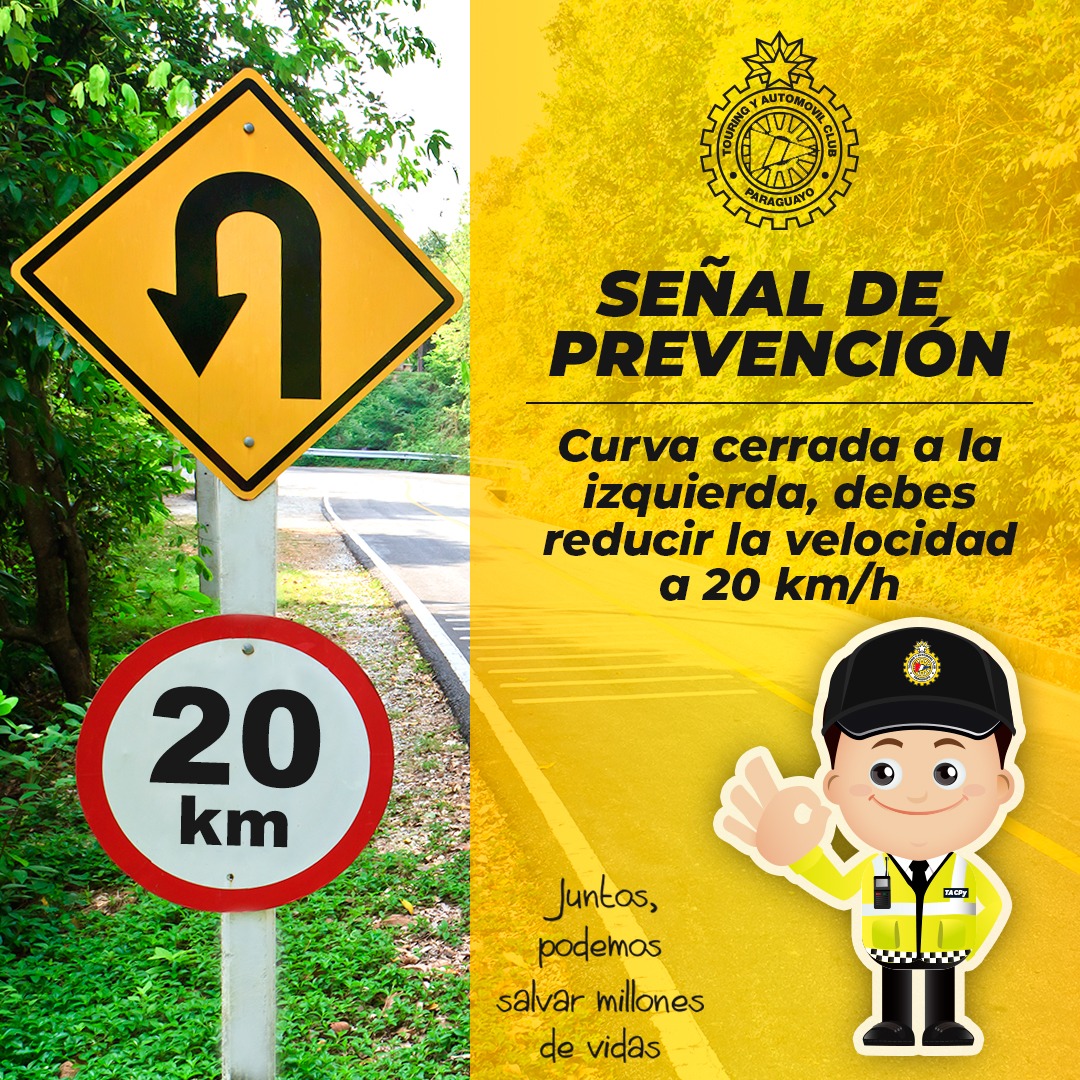 touringpy's tweet photo. Conocer y respetar las leyes de tránsito es responsabilidad de todos. ¡Hay riesgos que podemos evitar conociendo estas señales!
#TACPy #SeguridadVial #SeñalesdePrevención
#juntospodemos https://t.co/imDUfGNYja