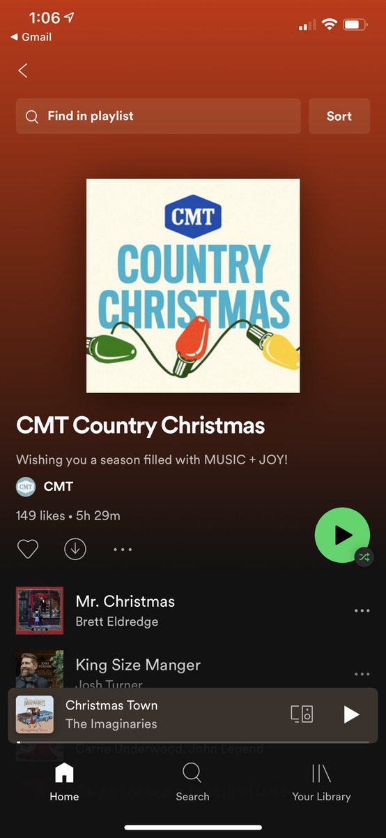 Thanks @cmt For adding @imaginariesband new #holidaysingle #christmastown to your #cmt #countrychristmas @spotify playlist! open.spotify.com/playlist/0JC6F…