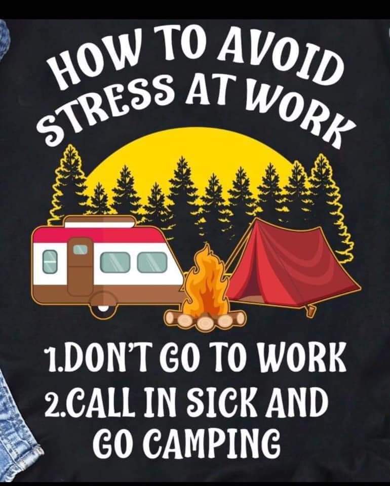 LibertyRV291's tweet photo. Sounds like a plan...right? 😀
#CampingFever #RVHumor #RVLife https://t.co/zm7FW1Xj1n