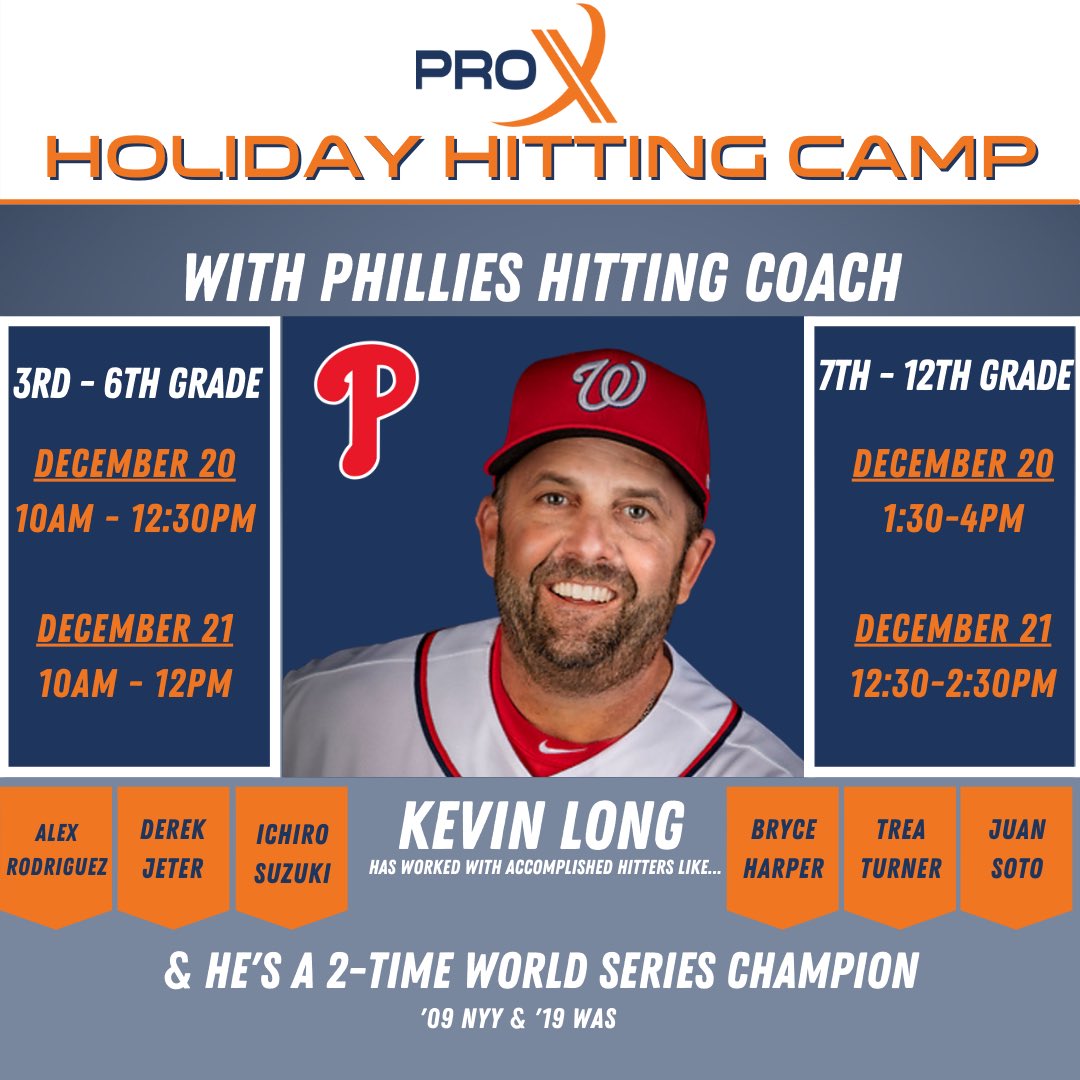 Jay Lehr (@jaylehr) on Twitter photo He’s back! Registration will begin next week. #baseballcamp #hitting #kevinlong <a href="/ProXAthlete/">Pro X Athlete</a> He’s back! Registration will begin next week. #baseballcamp #hitting #kevinlong <a href="/ProXAthlete/">Pro X Athlete</a>