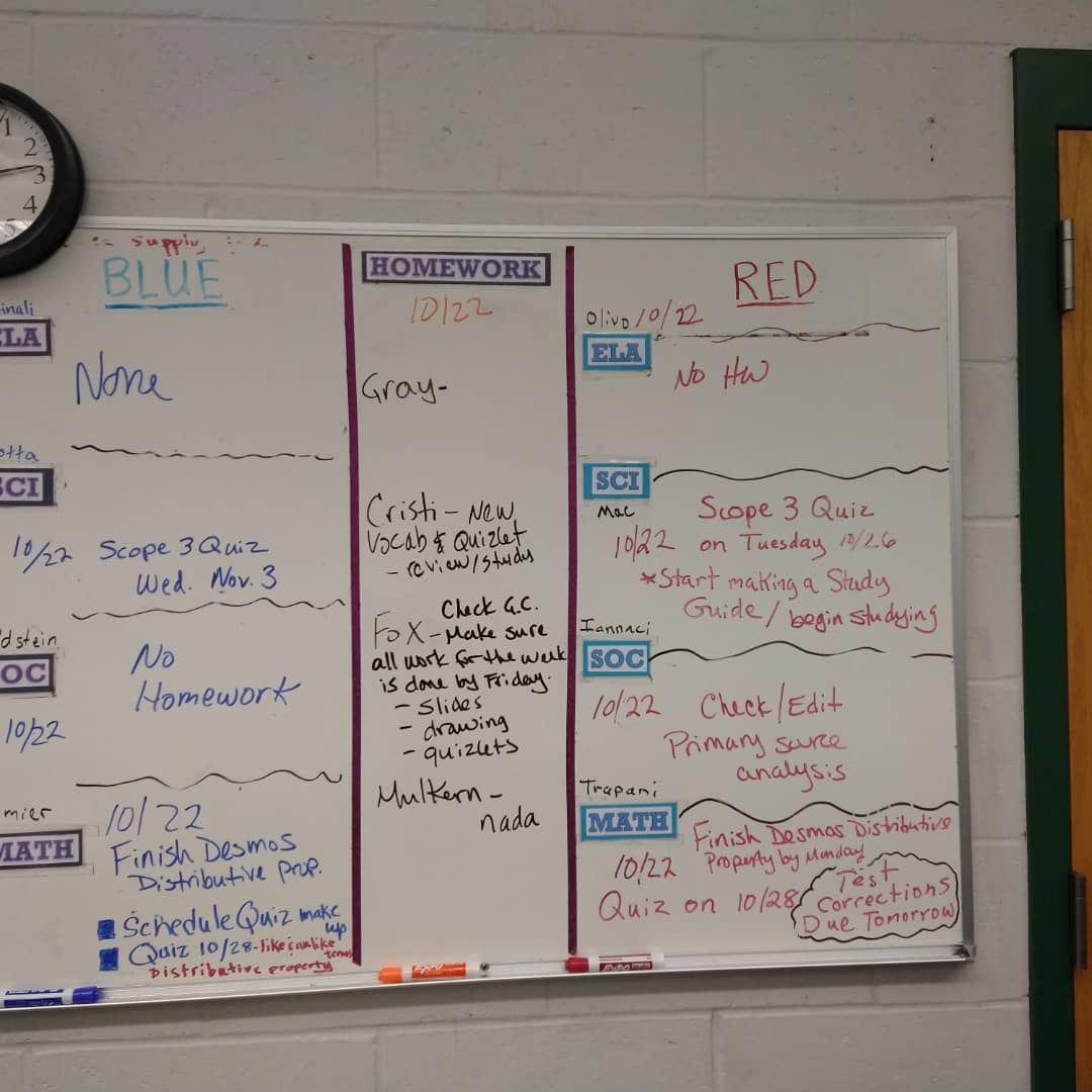 MrsTherriault's tweet photo. ‼️REVISED 7TH GRADE HW BOARD‼️
#wsparker #7thgrade #8thgrade #hwboard https://t.co/RiQ7iXggsj