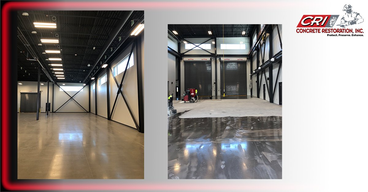 CRISeattle's tweet photo. Our team updated the concrete flooring and installed a fresh polish at this electric service facility.  
#concrete #flooring #installation #fresh #polish https://t.co/xNofCrEcUi