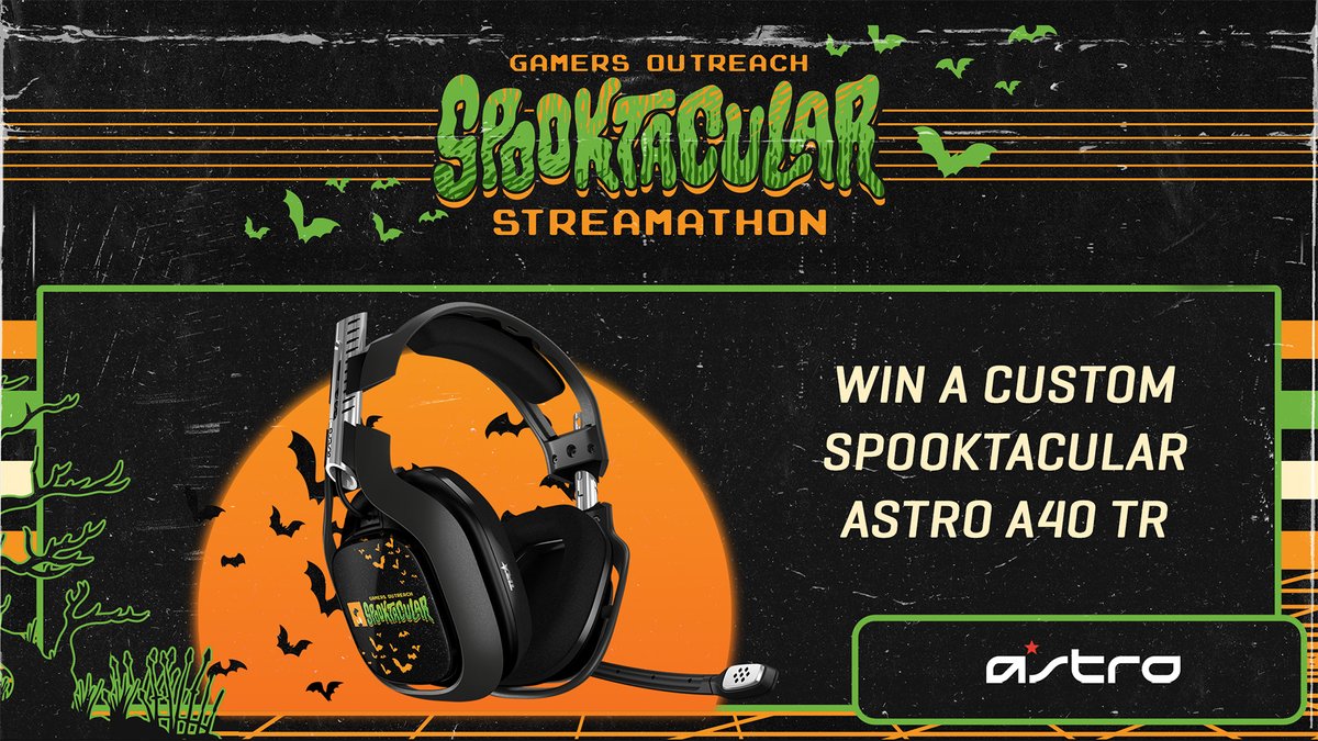 ASTROGaming's tweet image. Spooky season, charity, and headset giveaways. It doesn't get better.

We're teaming up with @GamersOutreach for #SS2021 and giving away a Spooktacular A40 TR Headset! 

Enter to Win // astro.gg/fvqwz8
Donate // astro.gg/SS2021