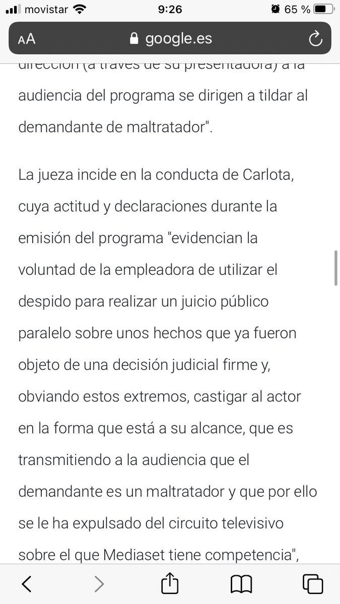 patrileng's tweet photo. #carlotalauger #yoveosalvame sentencia judicial https://t.co/09rrfCLEja