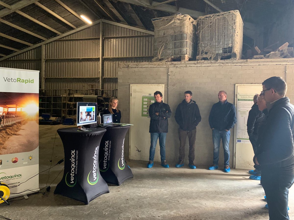 cow_coach's tweet photo. Great ambition among the veterinarians &amp; dairy farmers who participated in yesterday's event to reduce antibiotic usage and improve udder health. Special thanks to #Vetoquinol, #LelyCenterBrugge and @ProjectDisarm for making it possible! https://t.co/2KTFB91qTT