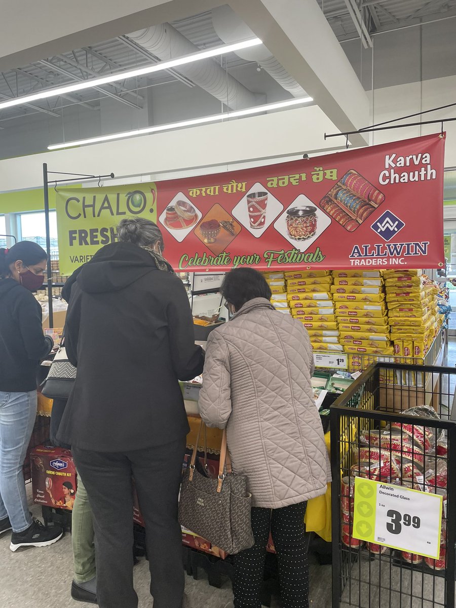 SethTeacher's tweet photo. That’s why I love this country! Everyone celebrates the various Cultures and diversities together! Such a small space  and such a big impact @Chalo Freshco. Who so ever thought it is commendable 👏👏👏This  is real Canada❤️ https://t.co/BG18pPuqu7