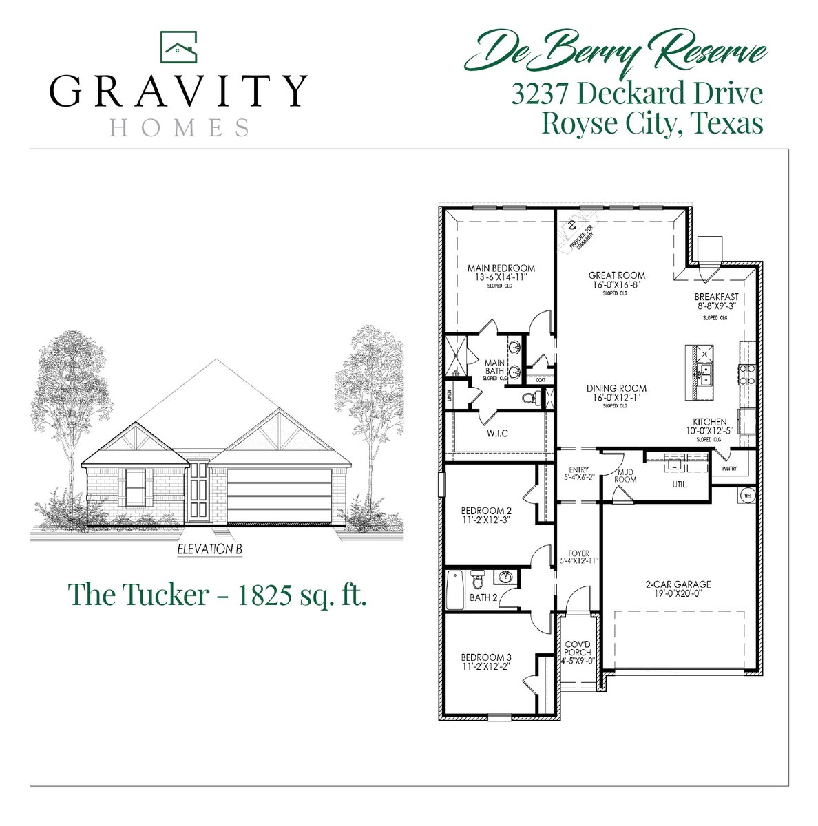 gravityhomestx's tweet photo. 3237 Deckard Dr in Royse City, TX at DeBerry Reserve is perfect for entertaining! Our 1,825 square foot Tucker floor plan is spacious with large rooms! Expected Spring 2022 with pricing in the high $280,000’s

Contact info@gravityhomes.com or call (214) 980-8600 for more details! https://t.co/waNCeznxwq