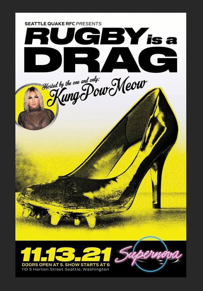 quakerugby's tweet photo. Rugby is a Drag!
Ticket link in bio! https://t.co/sngDLkt9OO
