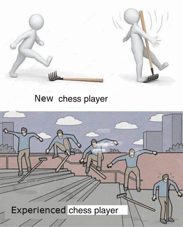 BuffaloChess's tweet photo. Kick-flipping into tactics with style 😎

#chess #chessmemes #chesshumor https://t.co/x9pZAaHaIA