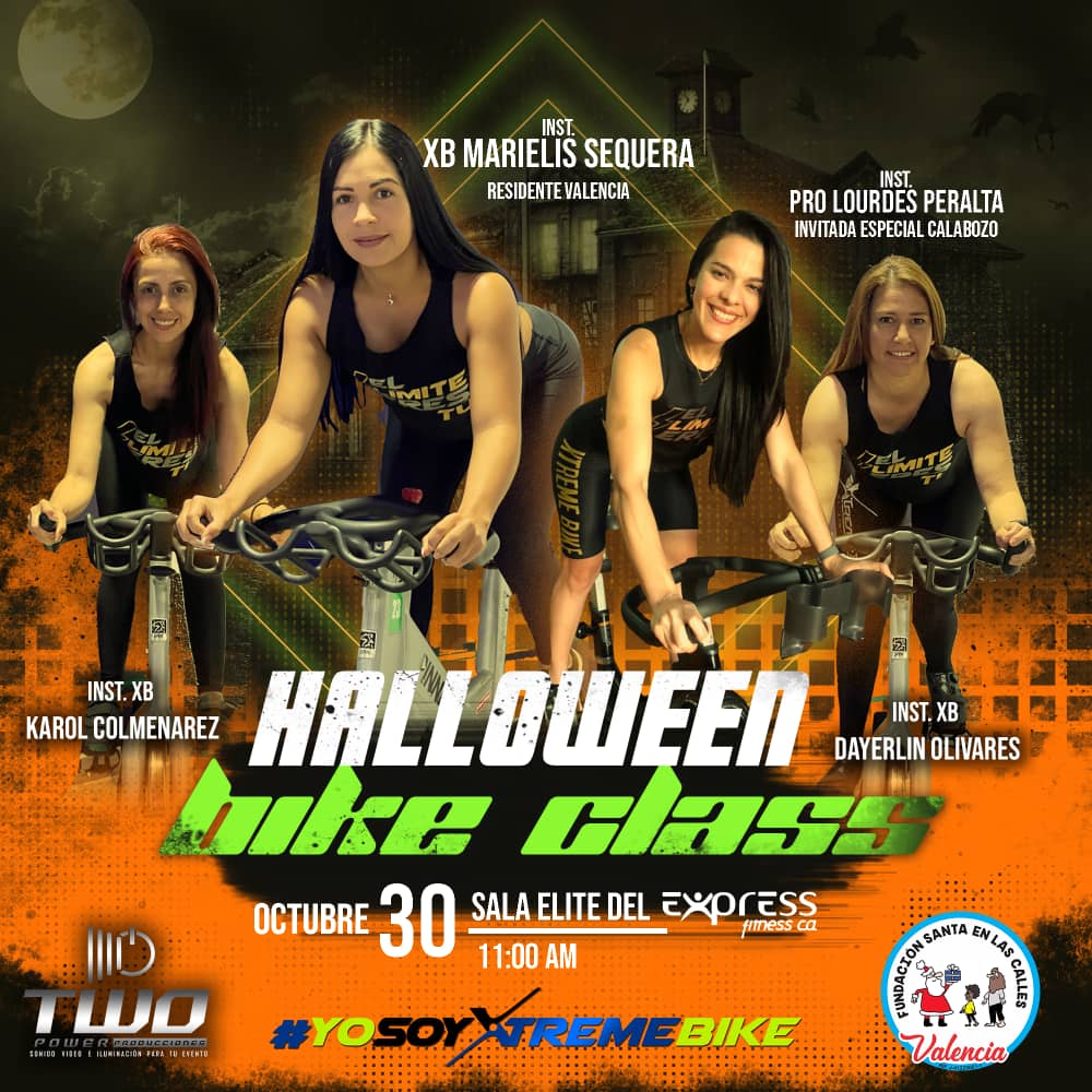 SantaEnCallesVa's tweet photo. Te invitamos a participar en este excelente evento de Bike Class, a beneficio de nuestra fundación.

Vive una experiencia única..

#YoSoyExtremeBike
#30deOct https://t.co/l2BfLNjiSP