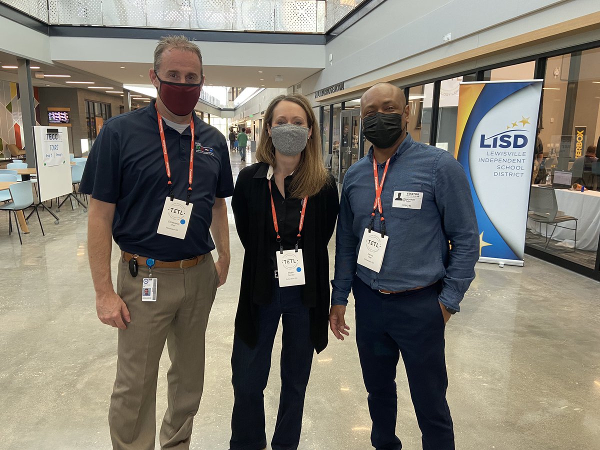 Great day of learning in <a href="/LewisvilleISD/">Lewisville ISD</a> with <a href="/TXEdTechLeaders/">TETL--Texas Education Technology Leaders</a>. We focused on cybersecurity with a fun tour of the TECC-West Campus. #TETL2021 <a href="/henryhalltx/">Henry Hall</a> <a href="/chromecampus/">Christopher Yon</a>