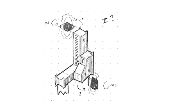 A really, really nice thing about these small levels is that I can design them on paper first. And I anticipate that if I can figure out the whole puzzle mentally in advance, then the player could do the same. 
