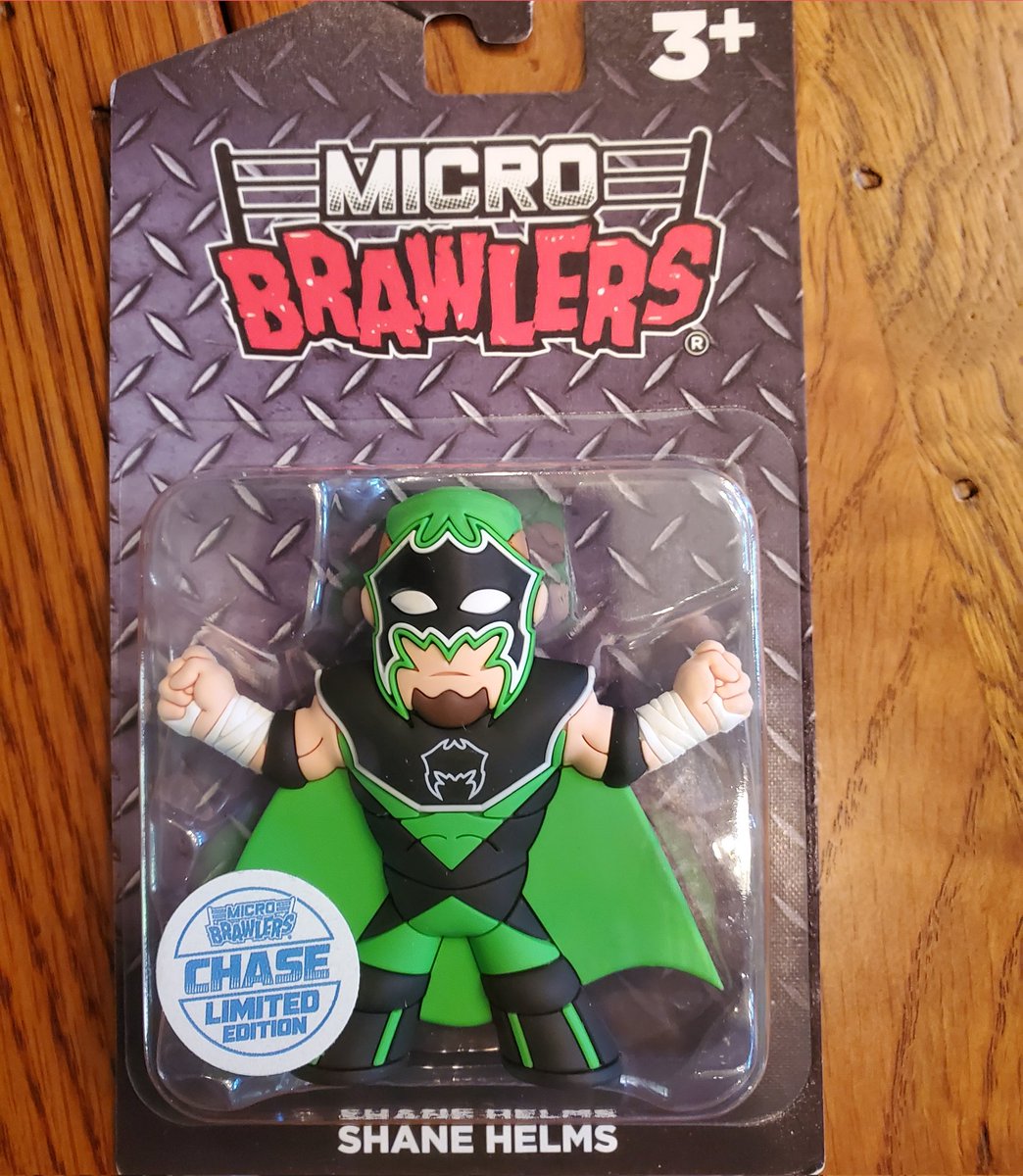 VinceG222's tweet photo. @ShaneHelmsCom I must be a good citizen bc not only did I get this Hurricane micro brawler but scored the 1/250 chase!!! #HolyLuck #PWCrate https://t.co/ZCw2MLgIE5