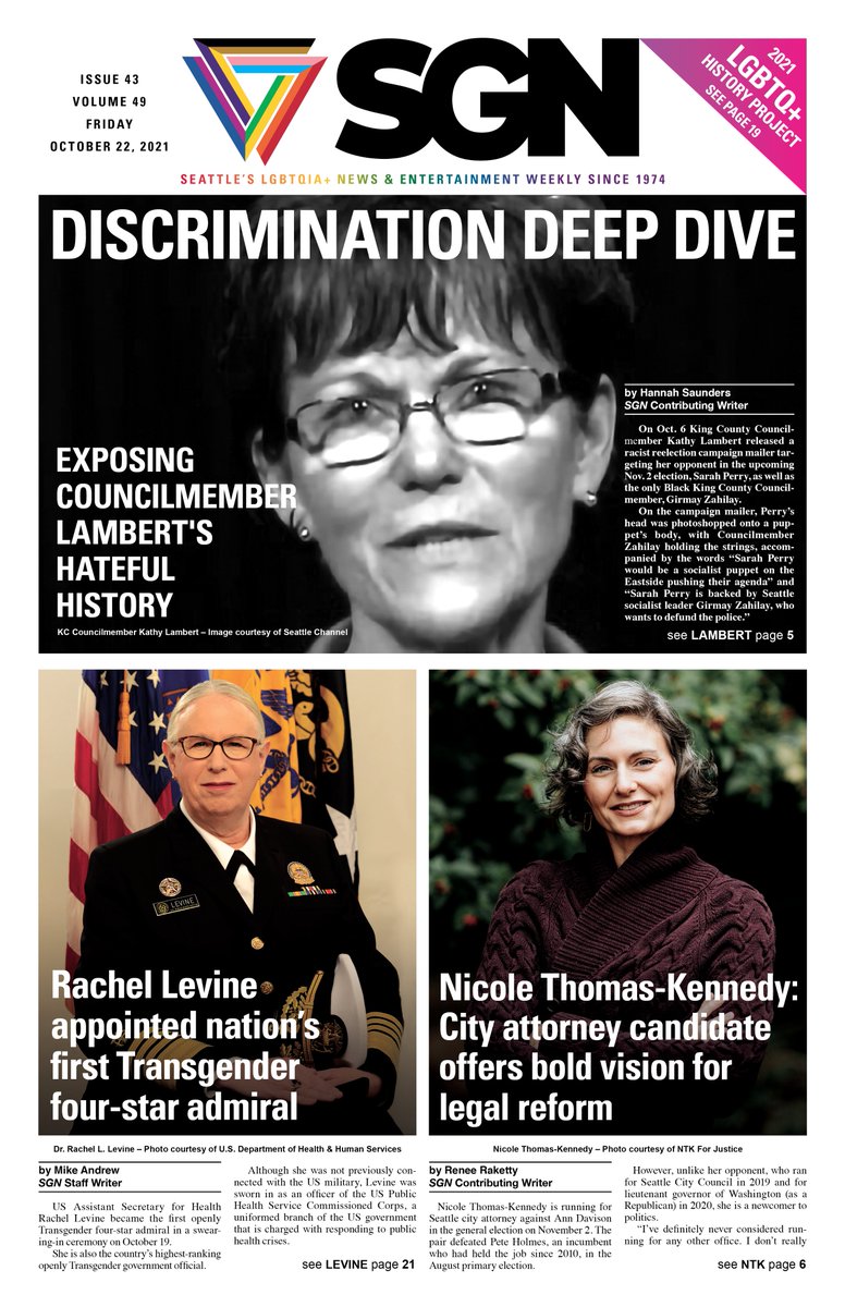SeattleGayNews's tweet photo. You know what day it is. New issue out now. #seattlegaynews #seattlelgbtq #seattlenews #lgbtqnews #lgbtq
https://t.co/bOVw3YTVqQ https://t.co/yBFTFSYS1A