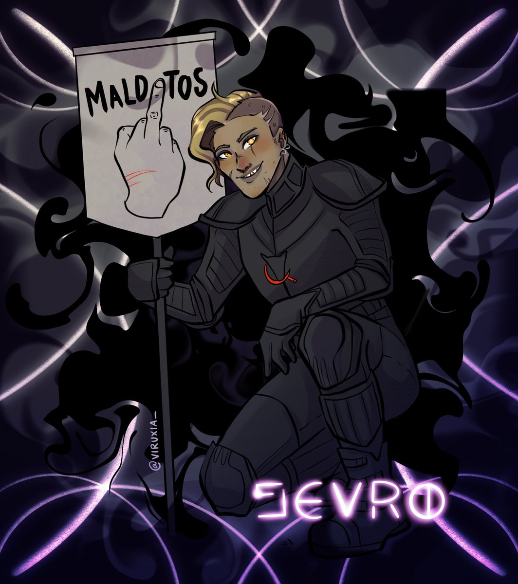 ViruXia_'s tweet photo. Estoy híper enganchada a la saga de Amanecer rojo así que os comparto a este trasgo desgraciado #sevro https://t.co/j7iegPu18r