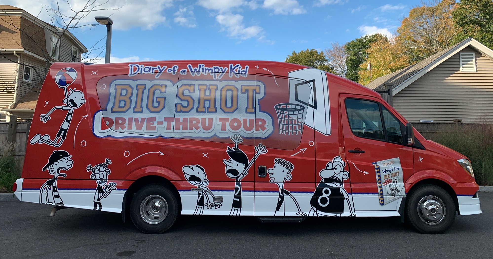 Jeff Kinney on X: Heading out on the road next week! Honk if you see us!   / X
