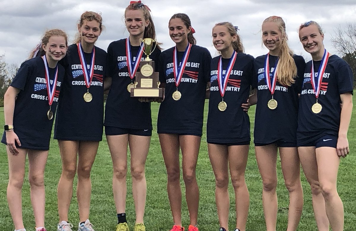 You’re looking at ⁦the <a href="/east_cb/">CB East High School</a>⁩ Cross Country Colonial Champions!  Congrats team and Coach Sinn!!