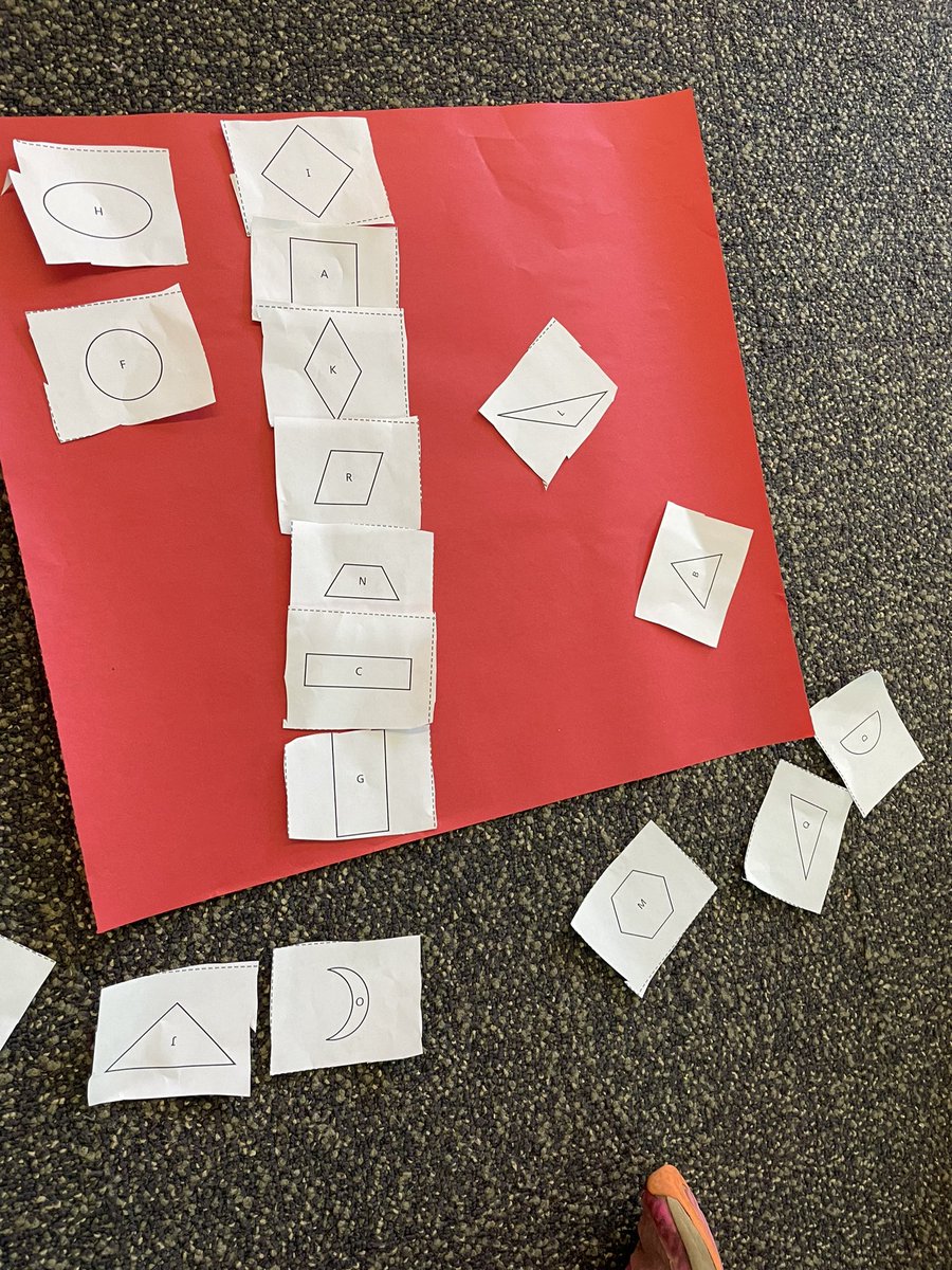 1st grade geometry workshop - lots of student choices and engagement