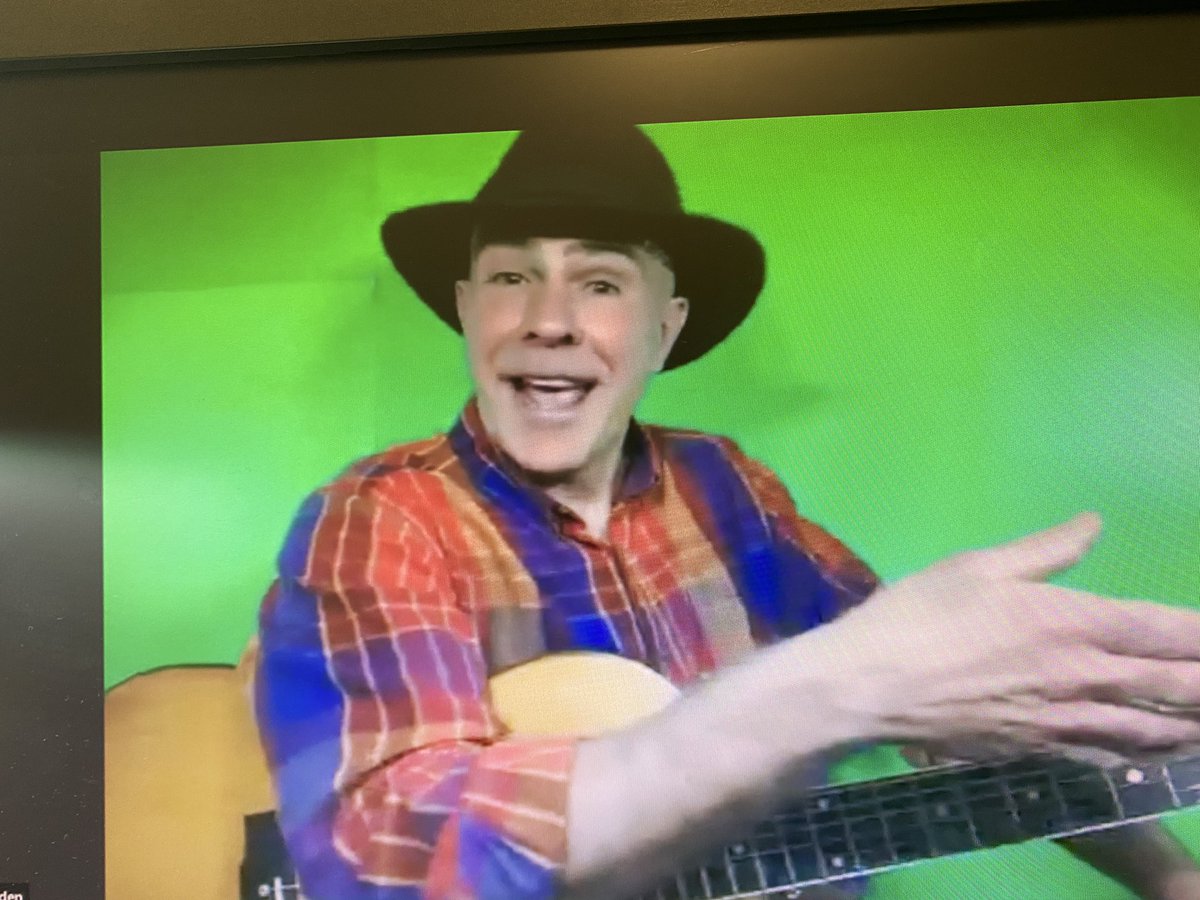 LisaConway17's tweet photo. Watching the recorded video of Musical guest @RemyRodden singing about protecting animals and the environment. A great way to end our week! #FavouritePart Singing like a fish! 🐟@takemeoutside #Grade2and3 #VirtualClass @RCDSB @THavey3 https://t.co/RQKLzaGBRo