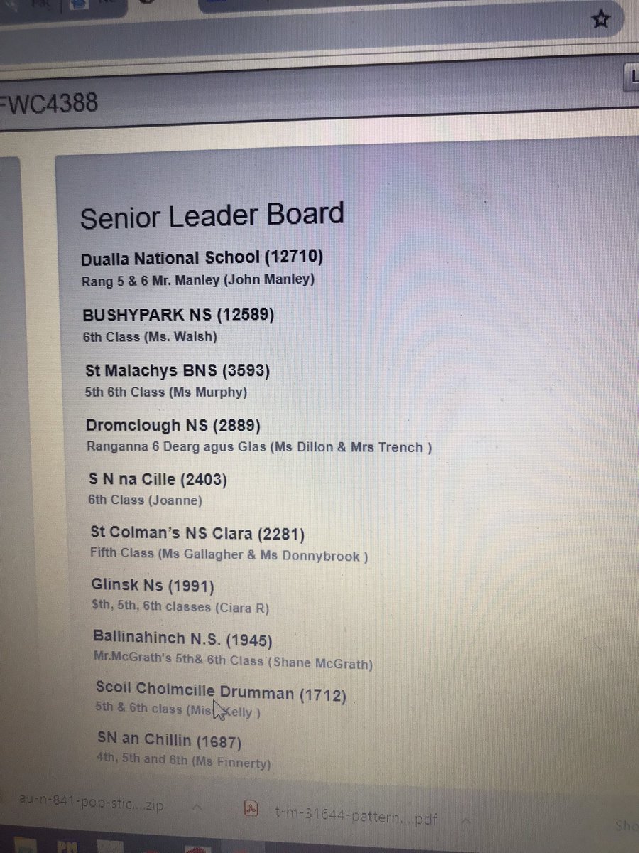 Glinsk_NS's tweet photo. Finished in the top ten in #Maths #Targetboards for @mathsweek  well done all https://t.co/ufvsewPKcT