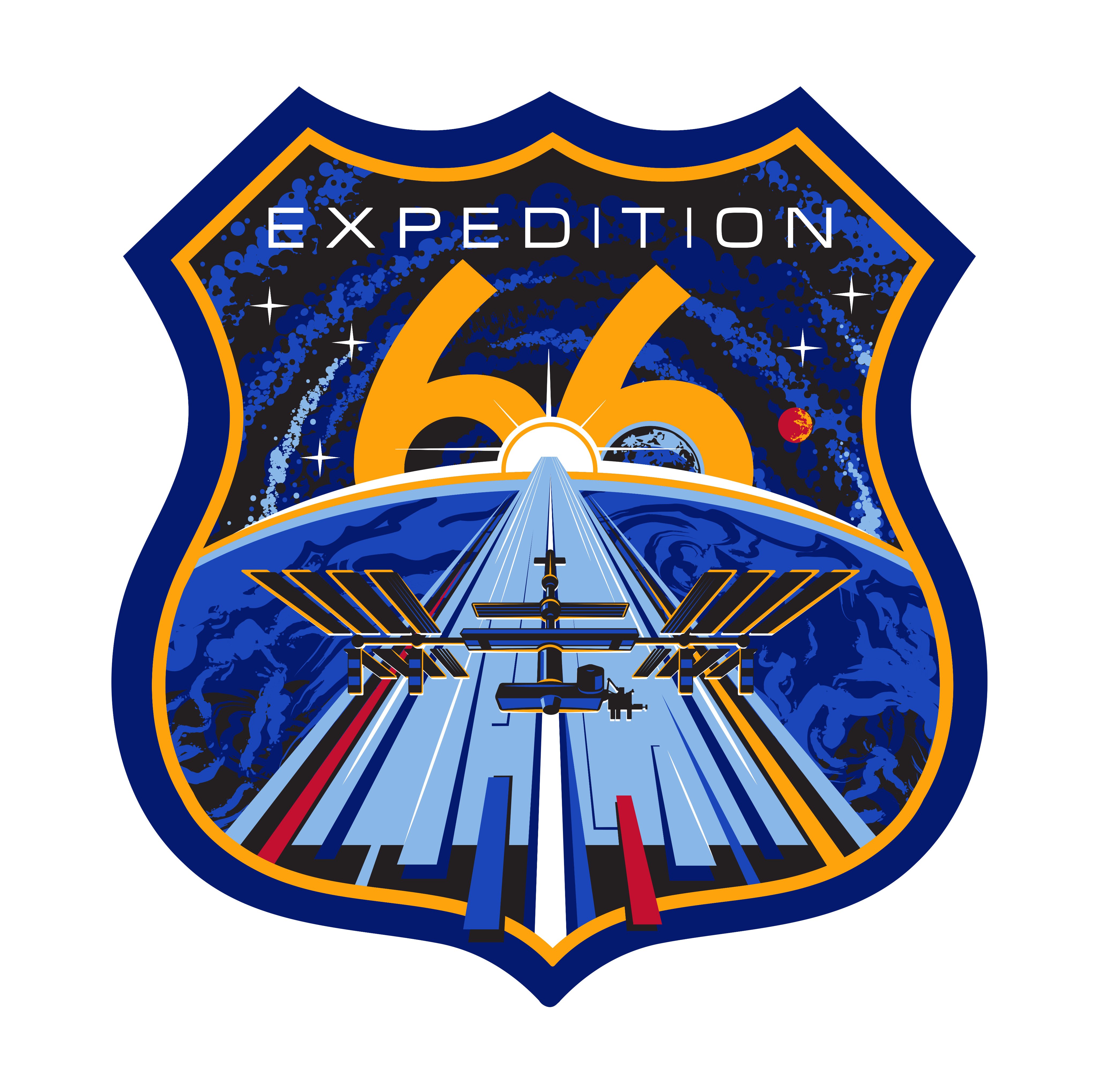 Parche de la Expedición 66 a bordo de la Estación Espacial Internacional