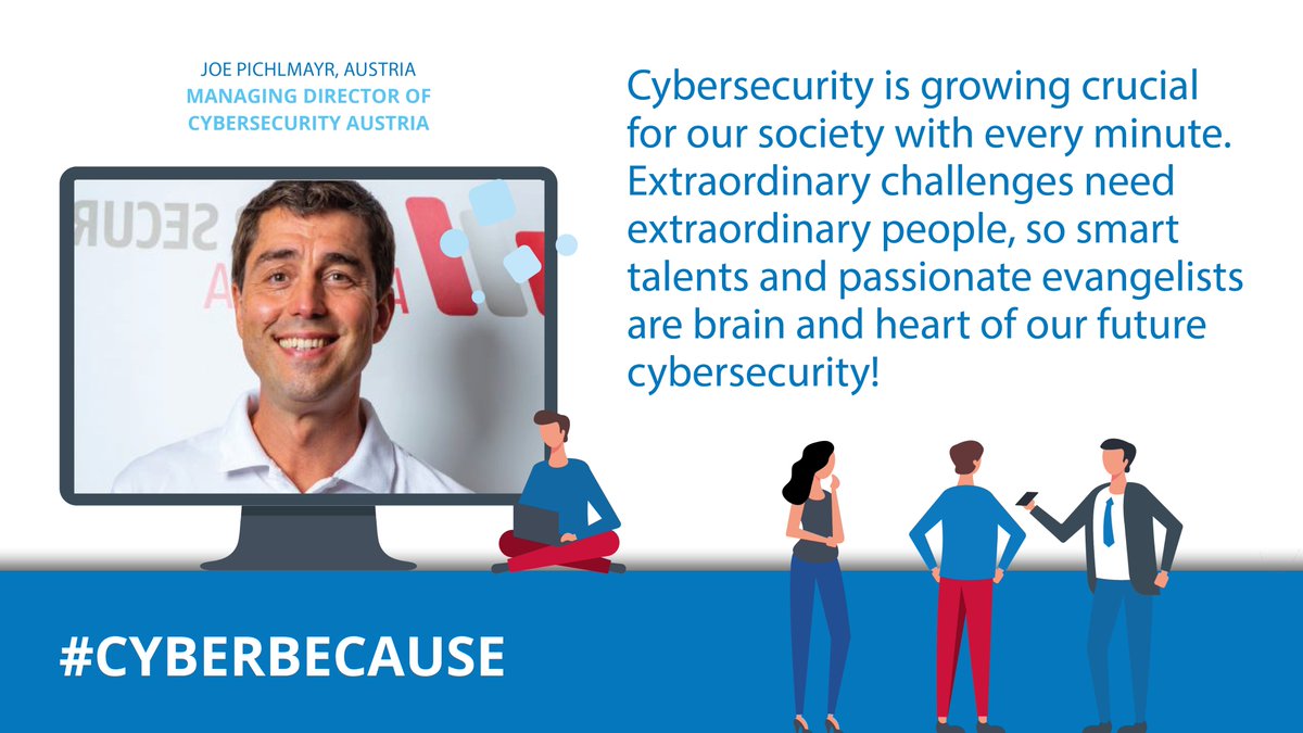 enisa_eu's tweet photo. #CyberBecause : Extraordinary challenges need extraordinary people!
What is your #Cyberbecause? Share your story https://t.co/5XPH6C1a17 #ECSC2021 https://t.co/v0ulZuintq