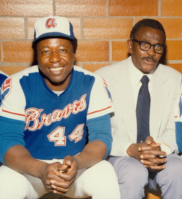 Hank Aaron and Satchel Paige. Enjoy your Friday.