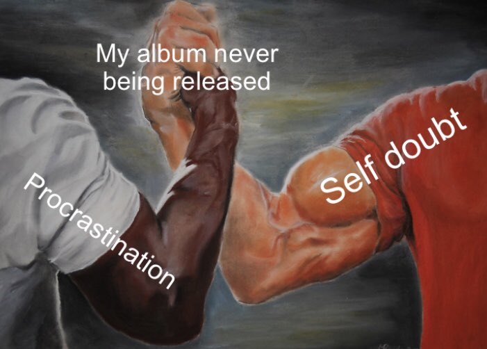 LifeinDiamonds's tweet image. A never ending cycle that follows us into eternity.

#studiomeme #studioflow #studiotime #songwriting #procrastination #oof