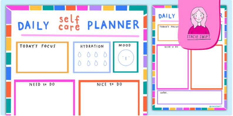 Twinkl Key Stage 1 (@twinklks1) on Twitter photo Many of us use a #planner to organise what we need to do each day.✍
This fantastic <a href="/stacie_swift/">Stacie Swift</a> daily #selfcare planner includes space to write a focus of the day, as well as #ToDoLists.
👇
twinkl.co.uk/l/1429om
#TeacherWellbeing #ChildrensWellbeing #Stationery #Organiser Many of us use a #planner to organise what we need to do each day.✍
This fantastic <a href="/stacie_swift/">Stacie Swift</a> daily #selfcare planner includes space to write a focus of the day, as well as #ToDoLists.
👇
twinkl.co.uk/l/1429om
#TeacherWellbeing #ChildrensWellbeing #Stationery #Organiser