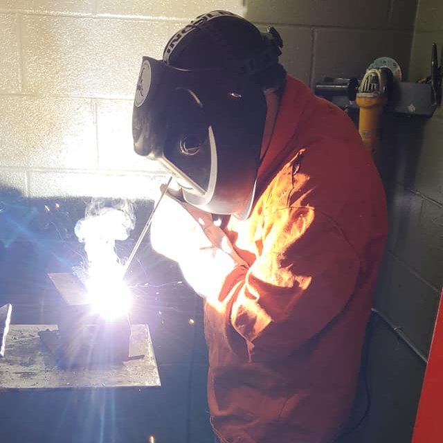 breckatc's tweet photo. A great week in Welding I learning Blueprint
Reading. Students built foam projects using blueprints,
Oxyfuel cutting and SMAW 7018 Welding processes.
*Pictured are sophomores Michael Wardrip, Austin
Miller and Matthew Gardner.

Great work WELDING I students! #weareBCATC https://t.co/rXdcIGT8eb