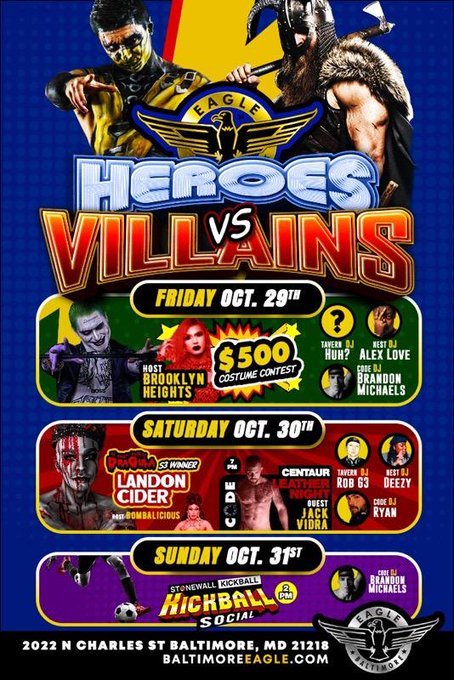 Next Saturday at the Baltimore Eagle!!  Come show me your Hallo-weiner. @BaltimoreEagle https://t.co<a href="/tag/anotherlife"class="tags"><span>#anotherlife</span></a>