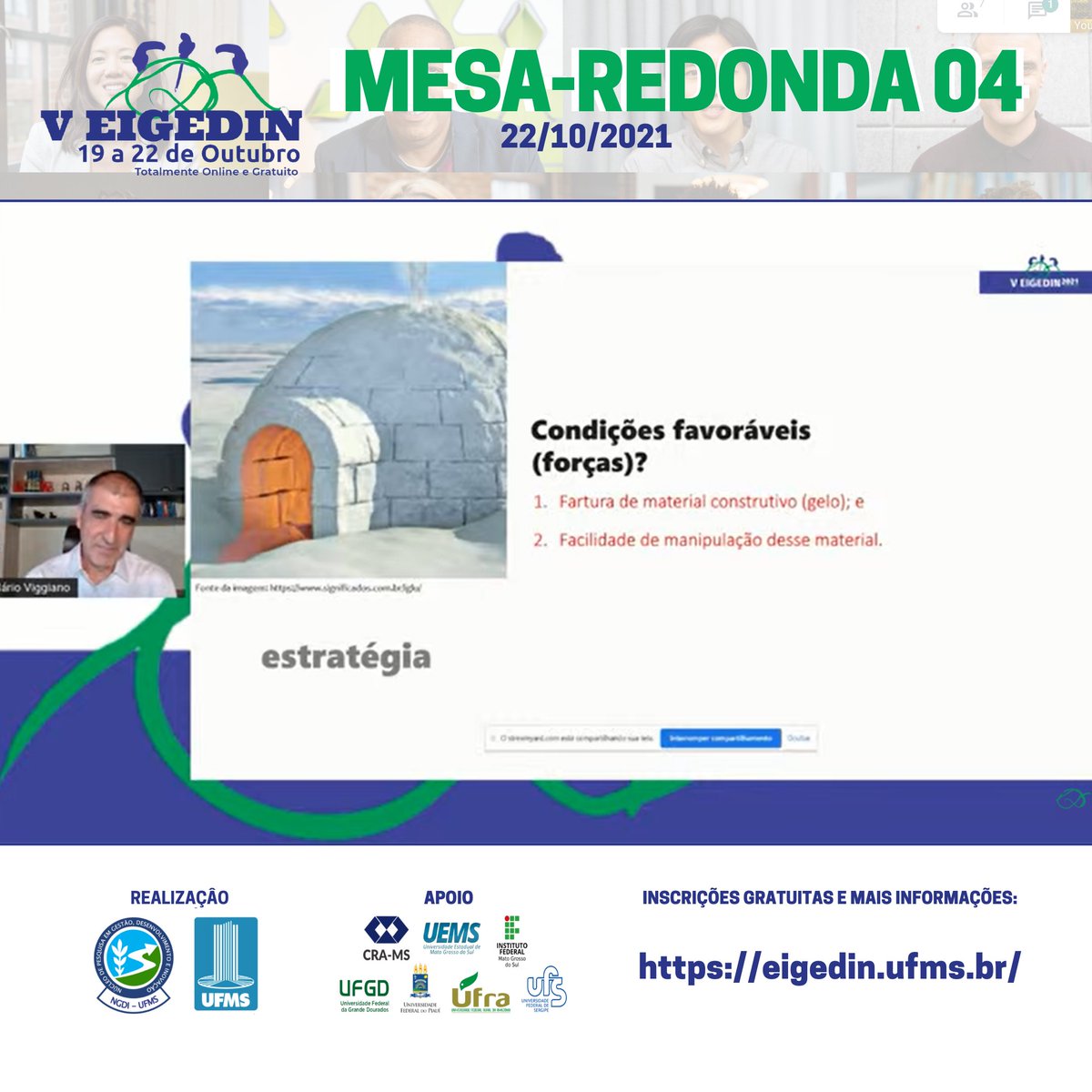 eigedin's tweet photo. Nesta manhã, em seu quarto e último dia, o V EIGEDIN contou com a mesa-redonda: “O Bioclimatismo como Premissa Fundamental ao Projeto Arquitetônico”. Fique ligado na nossa programação! https://t.co/t3meMppsNX