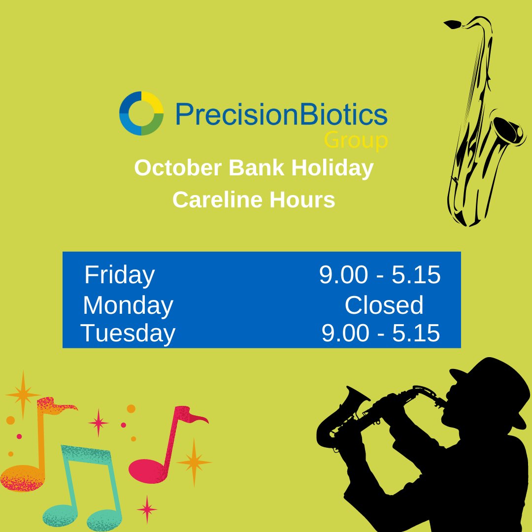 Bank holiday weekend Careline hours. Wishing you all a safe and enjoyable jazz weekend