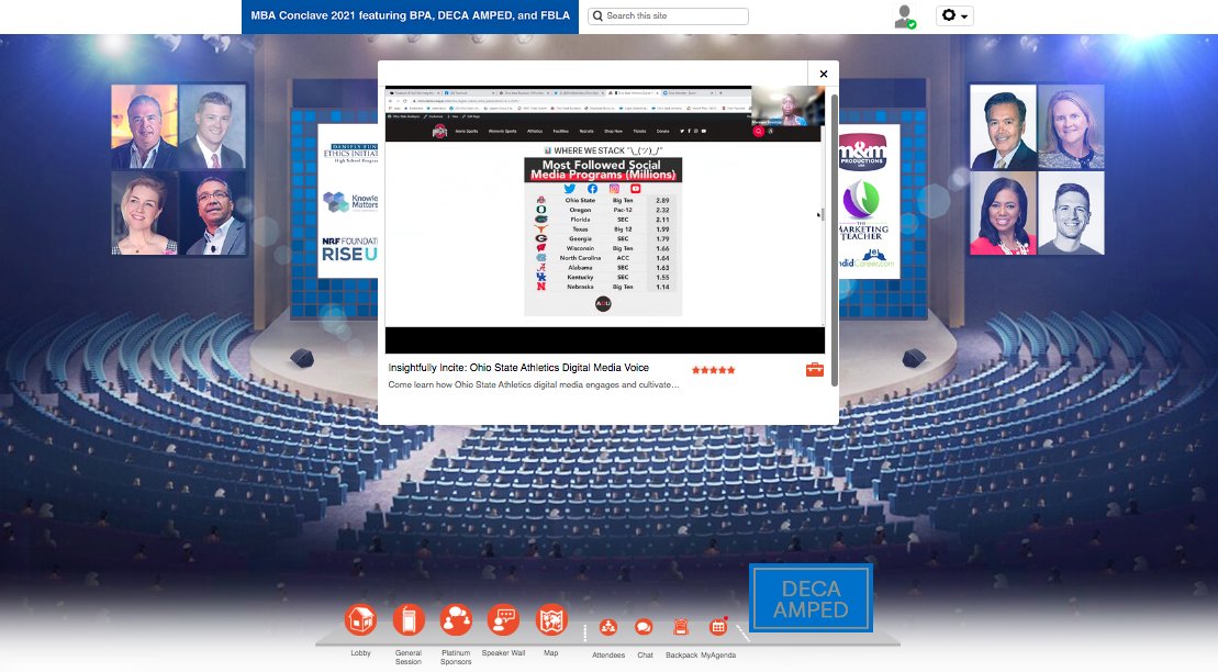 MBAResearchNEWS's tweet photo. There's still time to access #MBAConclave 2021 recordings! If you registered for Conclave, you can access the videos the same as launching the session during the conference. Videos are located in the room they were scheduled to appear in. Videos are accessible through October 31. https://t.co/jOc5lqws1k