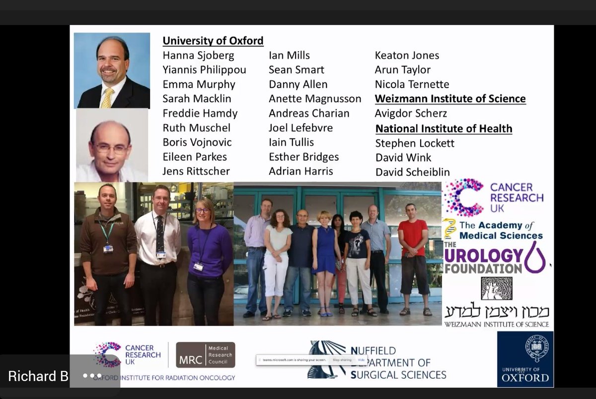 <a href="/LabBryant/">Bryant_Lab</a> presents nice overview of his <a href="/CR_UK/">Cancer Research UK</a> Clinician Scientist Fellowship programme on #MultiModalTherapy in HR #prostatecancer for <a href="/NDSurgicalSci/">Nuffield Department of Surgical Sciences</a> #SurgicalGrandRounds. Lovely preclinical models of #VTP combined with #FRT. Exciting future plans. 
@The_OIRO