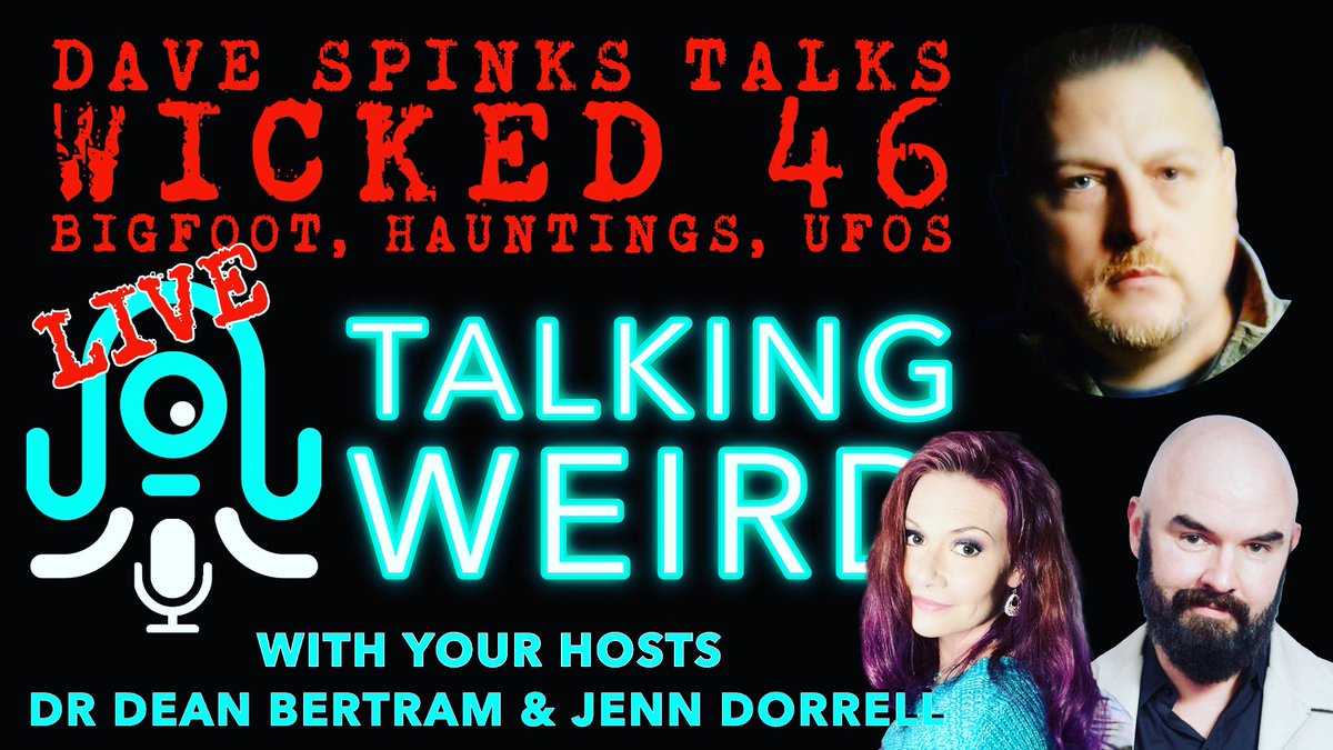 weird_talking's tweet image. This Saturday Night LIVE!! Veteran Paranormal Investigator Dave Spinks 👻👽. Find video podcast at YouTube.com/talkingweird.   #Ghostober #Livestream #paranormal #haunting #UFO #scarystories