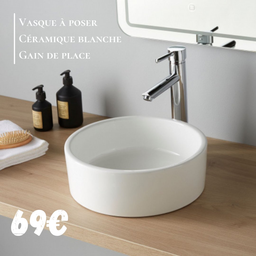 Découvrez cette magnifique vasque à poser en céramique blanche.

Cette vasque mettra en avant l'aspect design et épuré de votre salle de bain.

Seulement sur Planetebain.com 

#vasque #vasqueaposer #salledebain #bathrooms #design #modern #Céramique #lavabo #bathroomdesing