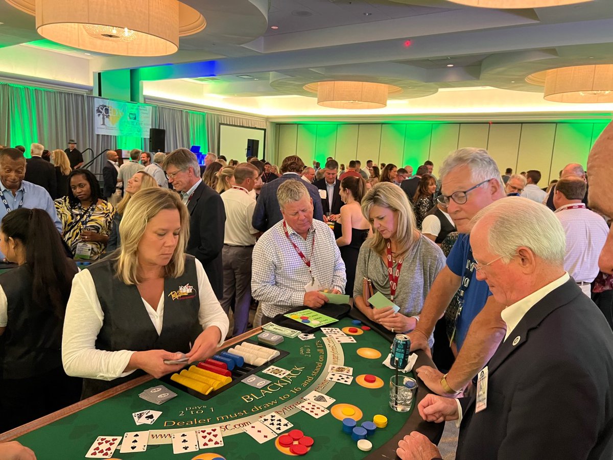 Some may call it beginner's luck, but we hit the jackpot at the #SCEDA Annual Conference last night! One thing I know for sure, it's an easy win choosing South Carolina for your next food processing, food distribution or manufacturing project. <a href="/SCEDA/">SCEDA</a> @AMKingGroup