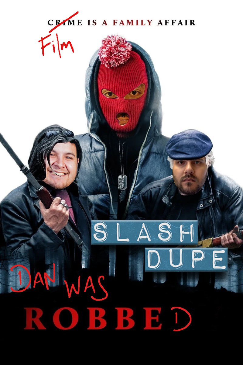 SlashDupe's tweet photo. *OUT NOW!* SPECIAL EPISODE - #DANWASROBBED #SlashDupe regulars Sean &amp; Ry are away leaving Dan on his own (or is he?!) to reflect on whether his ideas were truly robbed. 
Listen on Spotify https://t.co/HyoYc1YCGL &amp; Apple https://t.co/sWow57t6nb

#PitchPlease #KeepItInTheFamily https://t.co/d2KjLnouYX
