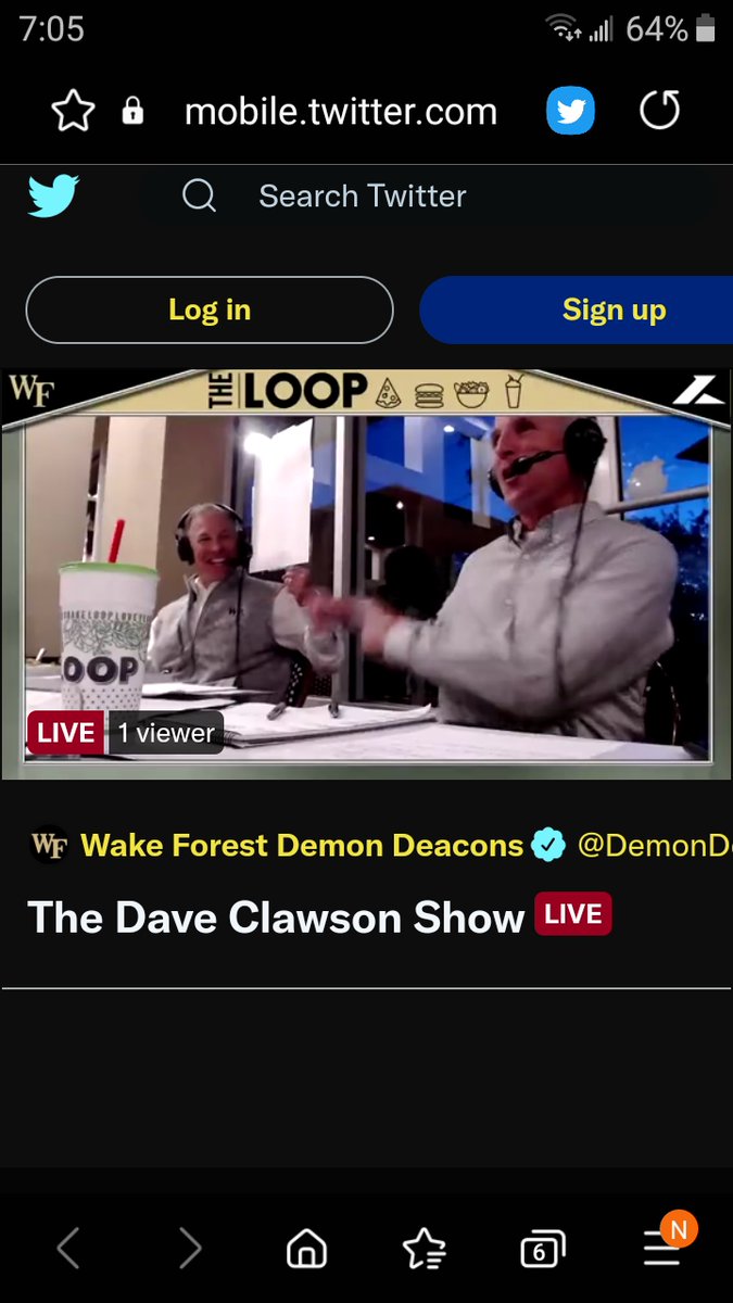 Engleberts2's tweet photo. @WakeFB @CoachClawson @WakeForest Was I really the only one watching the radio show Wednesday? Maybe some tickets to an upcoming game so I don't feel so lonely? #WakeForestFootball #WakeForest #DeamonDeacs #GoDeacs https://t.co/iczBDZw9TL
