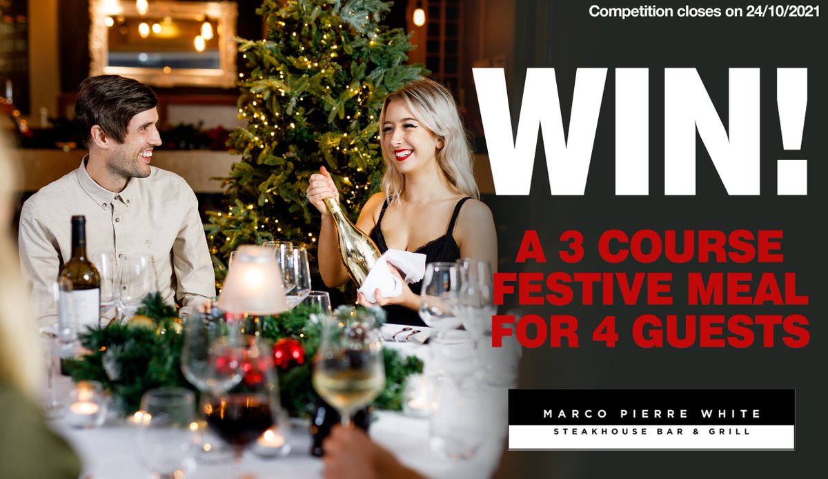 #WIN: A 3 course festival meal for 4 people at <a href="/MPW_Birmingham/">MPW Birmingham</a>. 🎄

FOLLOW + RT before midnight TONIGHT to enter.