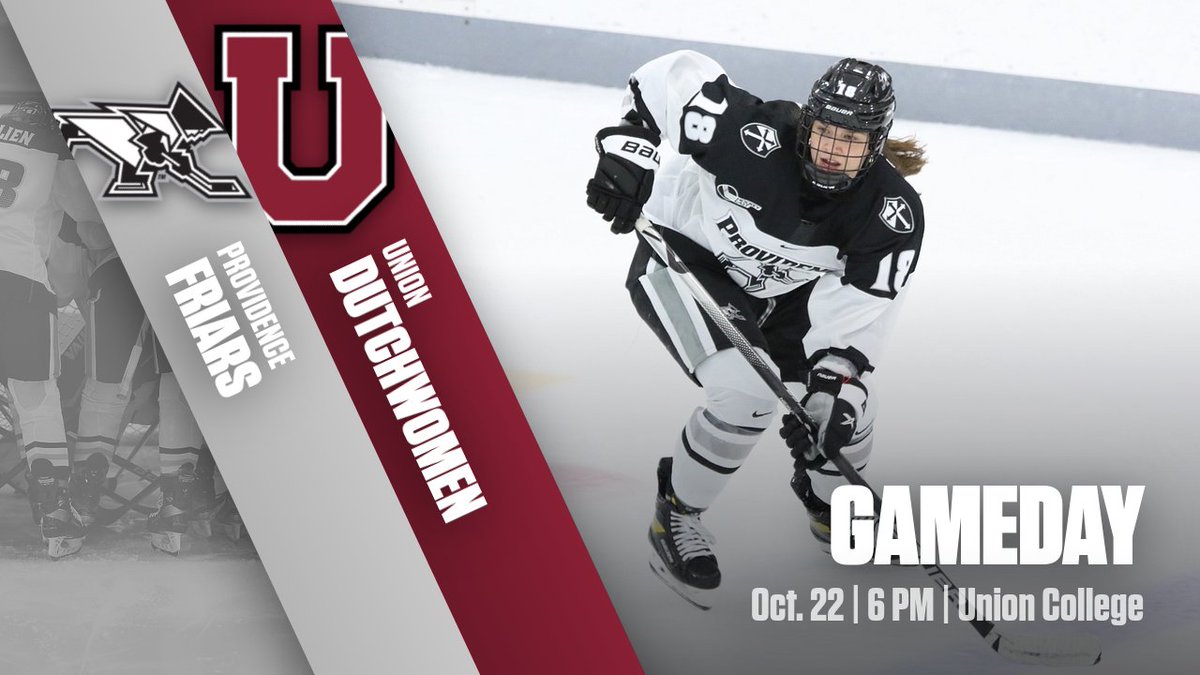 IT'S GAME DAY ‼️

The Friars kick off their Upstate NY road trip TODAY at 6 PM against the Union College Dutchwomen #GoFriars 

📍 Messa Rink at Achilles Center 
🆚<a href="/UnionWHockey/">Union Women's Hockey</a>
⏰ 6:00 PM
📶📰💻 linktr.ee/pcwhockey