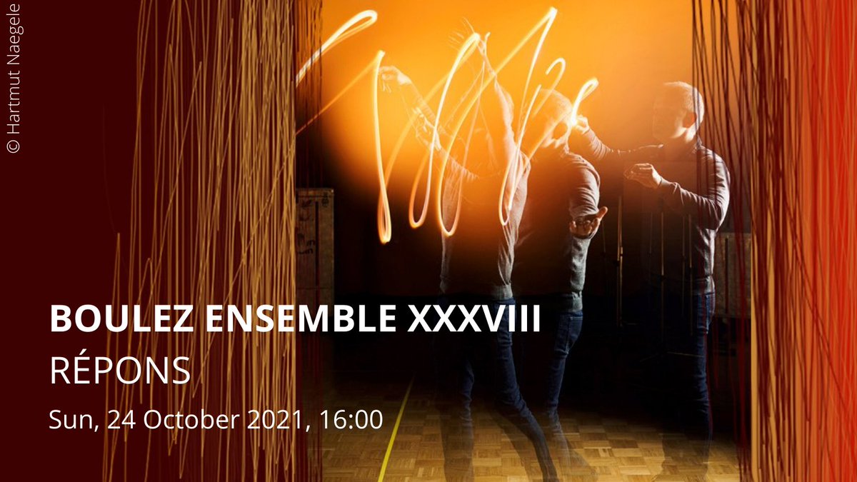 boulezsaal's tweet photo. The #BoulezEnsemble is back with blockbuster this Sunday: Pierre Boulez's groundbreaking #Répons for six soloists, live electronics, and ensemble is on the program and rehearsals are already in full swing.
Tickets are available now on our website! 
👉https://t.co/hZG9hr9IM3 https://t.co/kbKsI8G4rN