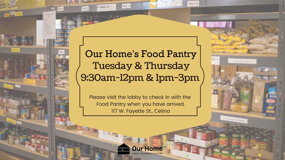 OurHomefrc's tweet photo. 💸Need A Little Help Making Ends Meet??

Our Home's Food Pantry Will Be Open On Tuesday &amp; Thursday This Week!! https://t.co/sL273pfW26