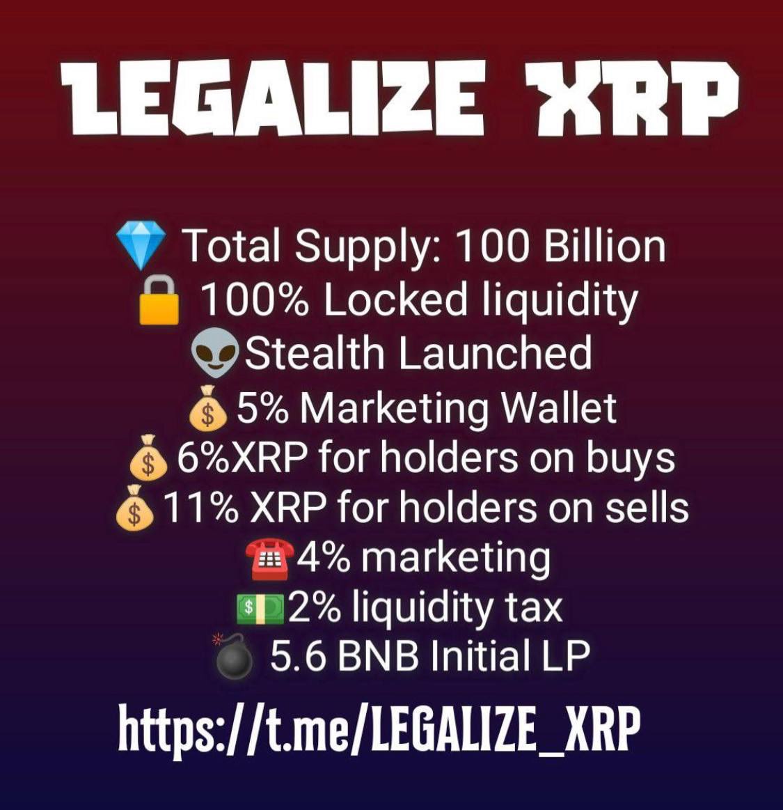 mistressphilo's tweet photo. 💰LEGALIZE XRP TOKEN

📣https://t.co/if831oycWd 

CA:
0xa91445ab50272b2bc8c54906dfdc67e5d0708702

#XRP #Ripple #BSCGems #BSCGemsAlert #XRPCommunity https://t.co/O0OSfNhES6