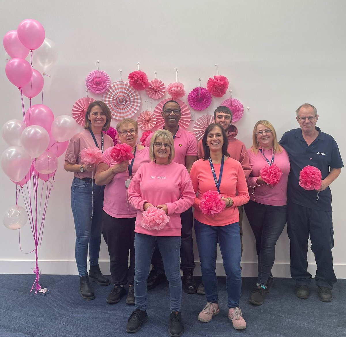 ADEY_Pro's tweet photo. Today #TeamADEY took part in #wearitpink for @BreastCancerNow 💕
It's one of the biggest fundraising events in the UK. Taking place during Breast Cancer Awareness Month, thousands of amazing people wear it pink to raise money.
Find out more here: https://t.co/pvYfqjMeP8 https://t.co/TSqoBBI2eP