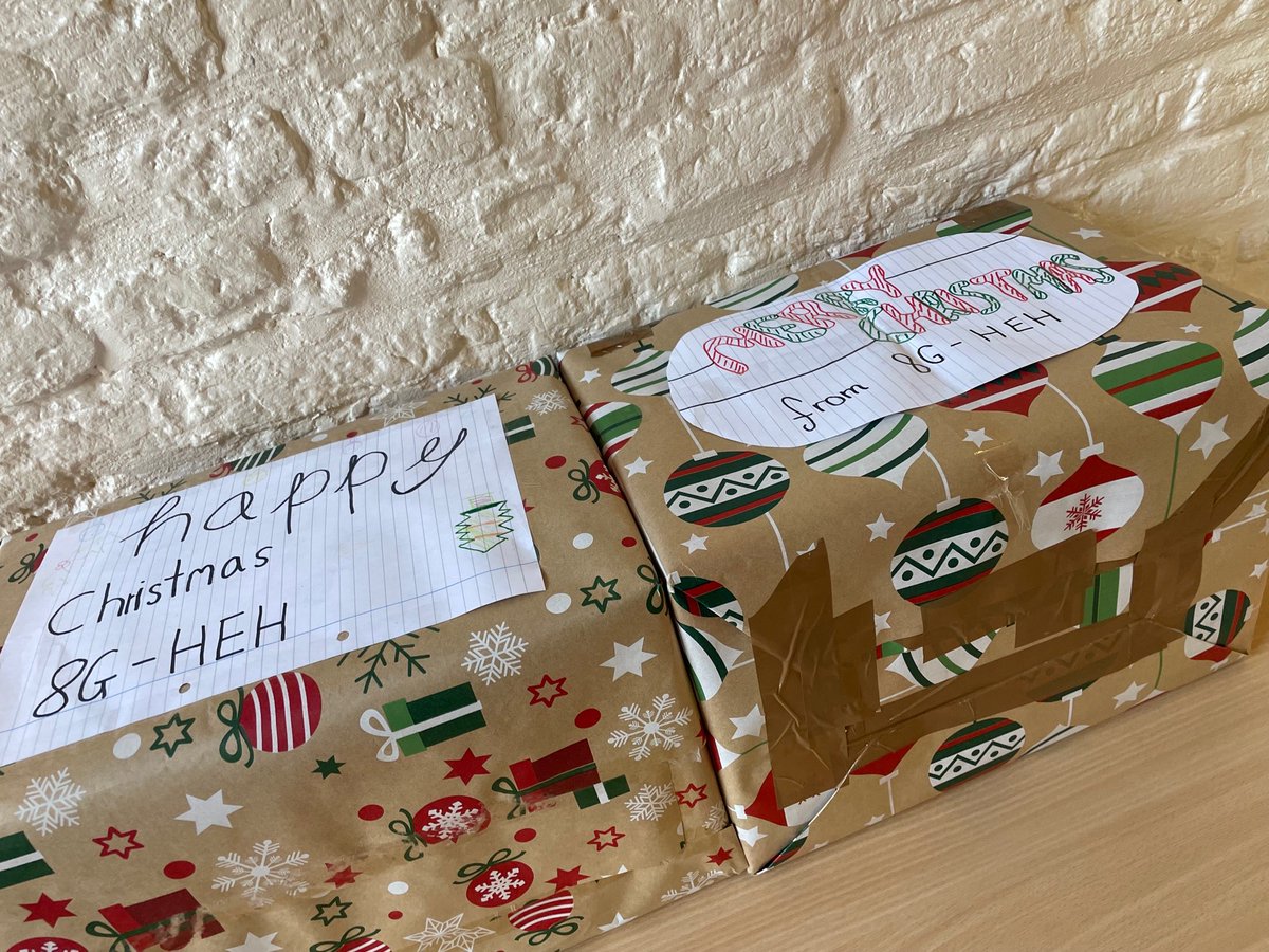 NewHallNHVS's tweet photo. Well done 8G HEH for being so prompt with your tutor group's NHVS Christmas hampers! The race is on for them all to be brought to the barn after the half term break! @NewHallSchool https://t.co/NOZRKj4CZn