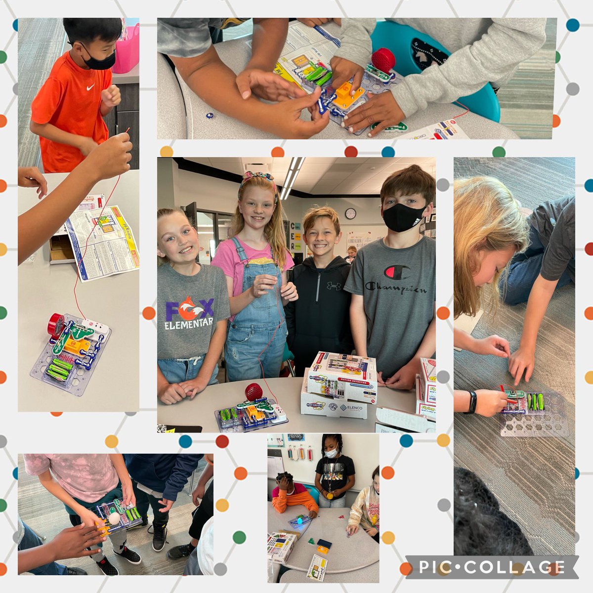NatBiel1's tweet image. Mechanical, Sound, Light Energy….Oh, My!!!! Circuits, Circuits, EVERYWHERE🦊 @FoxKISD!!!!
 @KleinISDscience #LikeaFox #ScienceinAction